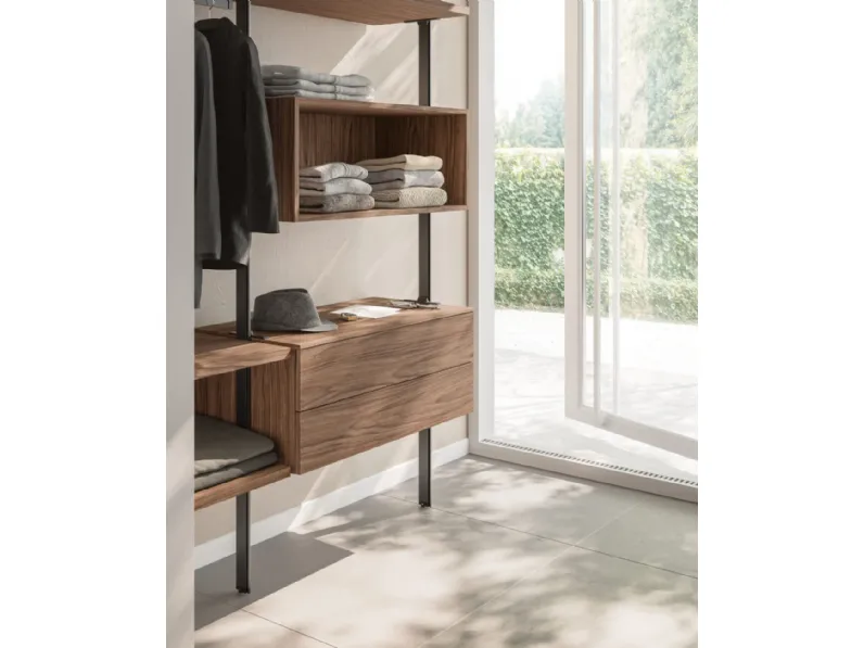 Armadio Pole realizzato in laminato opaco di Orme scontato -45%