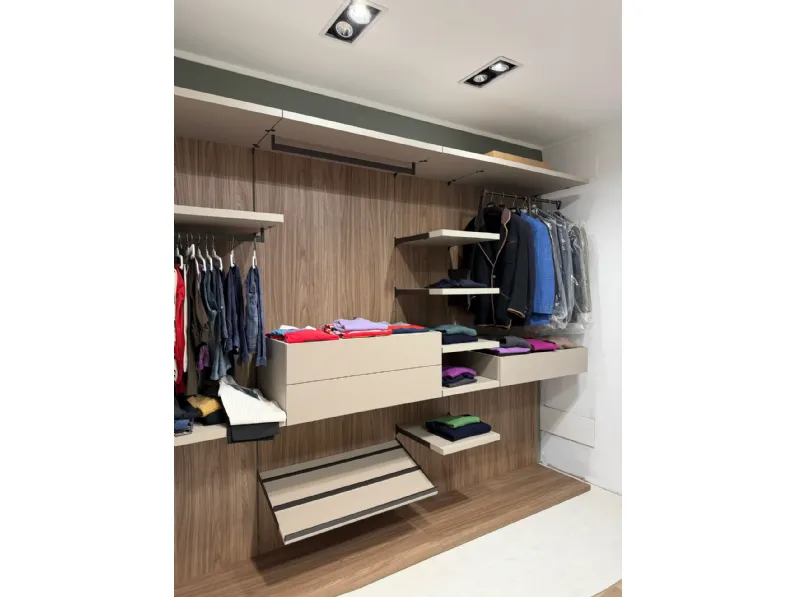 Armadio moderno Rack system di Dielle modus a PREZZO OUTLET -35%