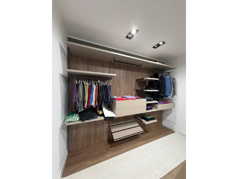 Armadio moderno Rack system di Dielle modus a PREZZO OUTLET -35%