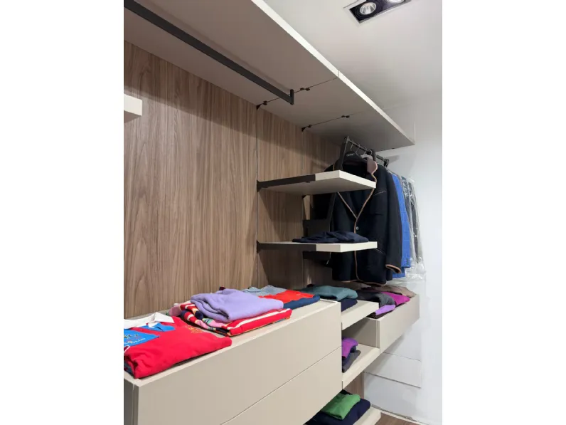 Armadio moderno Rack system di Dielle modus a PREZZO OUTLET -35%