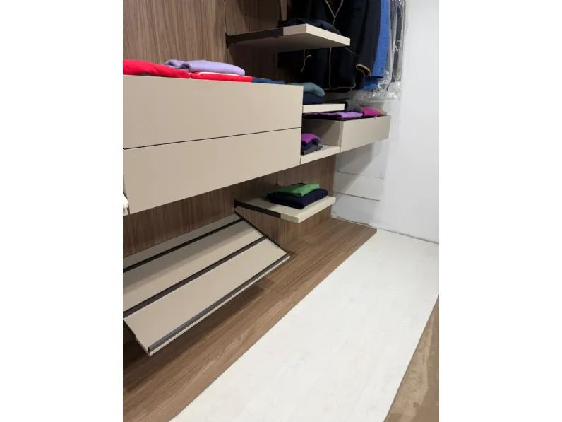 Armadio moderno Rack system di Dielle modus a PREZZO OUTLET -35%