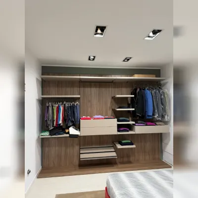 Armadio moderno Rack system di Dielle modus a PREZZO OUTLET -35%