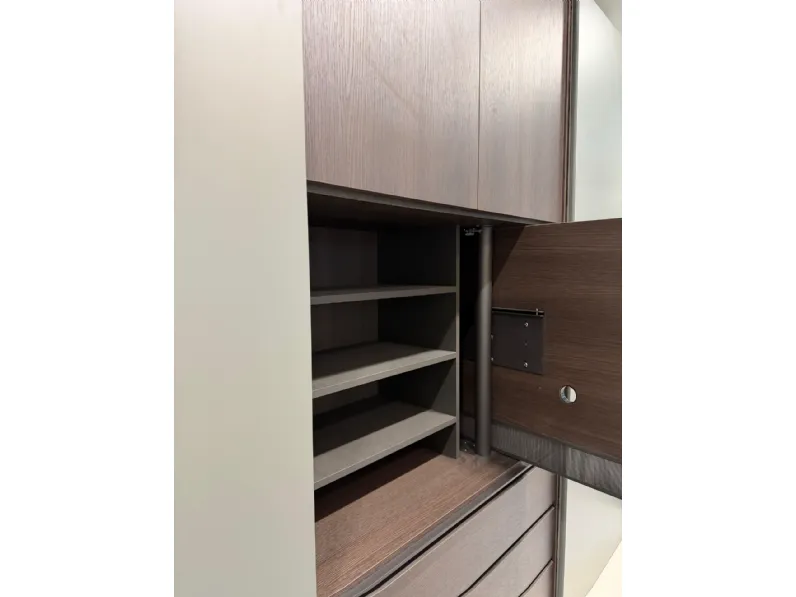 Armadio Smart realizzato in laminato materico di Tomasella scontato -35%