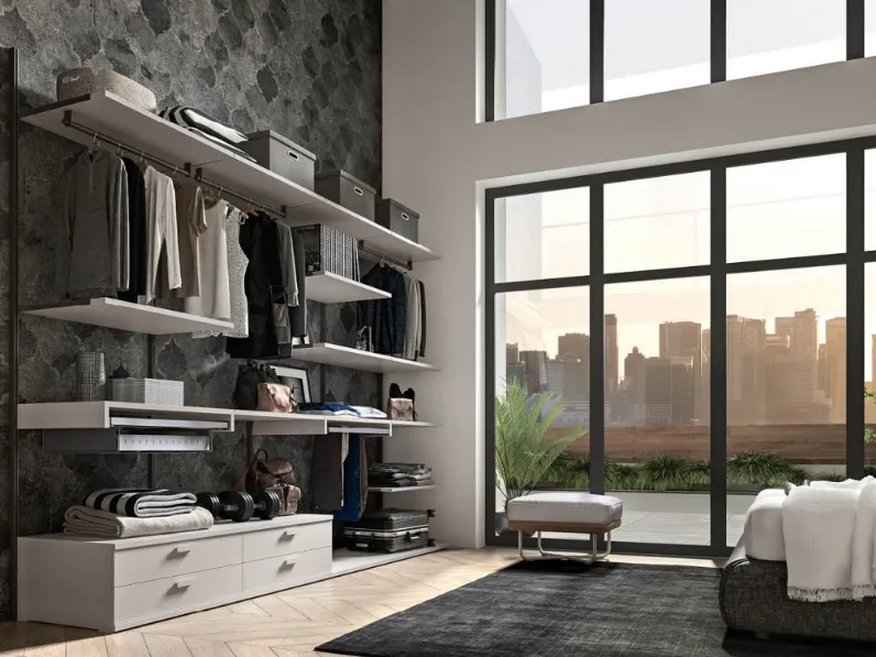 Armadio System soul 5 di Collezione esclusiva A PREZZO SCONTATO 40%