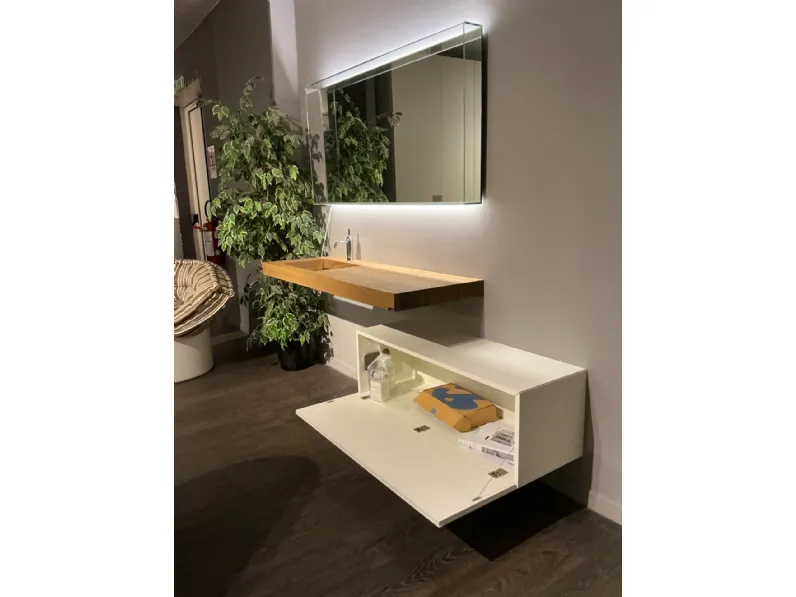 Mobile bagno in legno modello 36e8 di Lago a prezzo Outlet