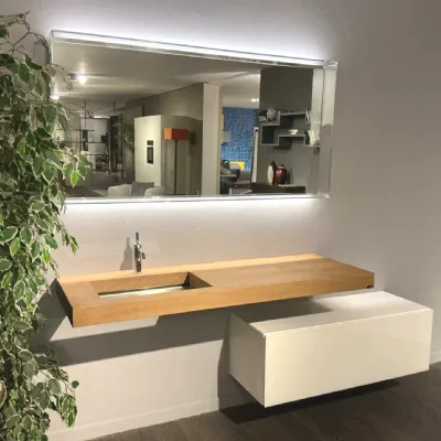 Mobile bagno in legno modello 36e8 di Lago a prezzo Outlet