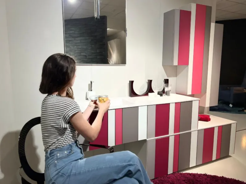 Arredamento bagno: mobile Arcom Arcom vetro con forte sconto