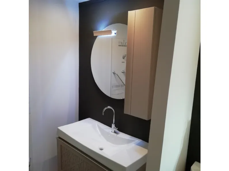 Mobile bagno sospeso Artesi con specchio e LED