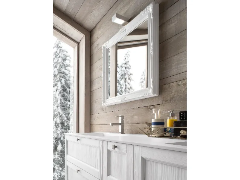 Diamante 02 Artigianale: mobile bagno sospeso A PREZZI OUTLET