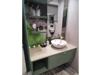 Mobile bagno Sospeso Bagno f2-b201 espositivo Compab a prezzi outlet