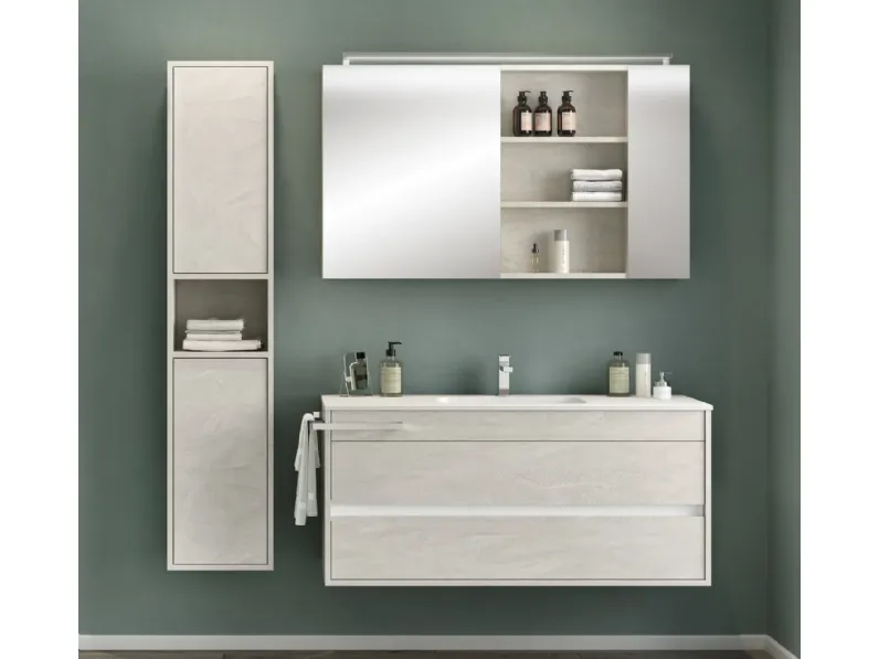 Mobile arredo bagno Sospeso Mastella Duetto 01 a prezzo scontato