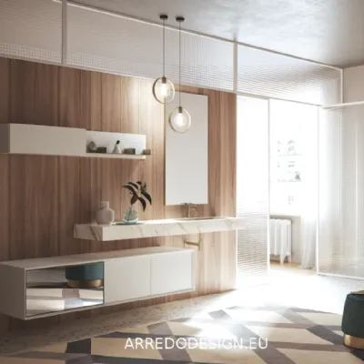 Mobile bagno Sospeso Edge modula Punto tre scontato - 35%