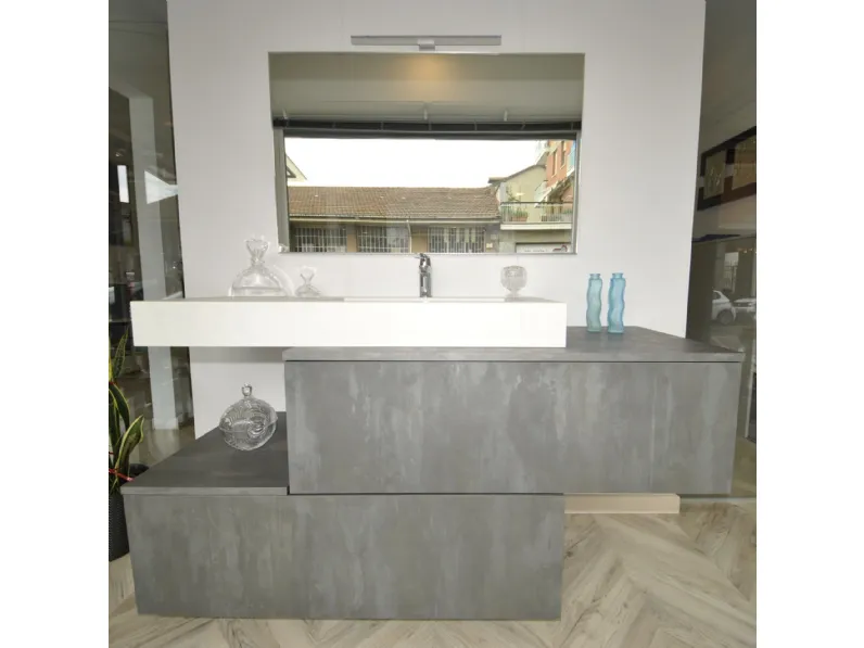 Mobile per il bagno Scavolini bathrooms Concrete con forte sconto
