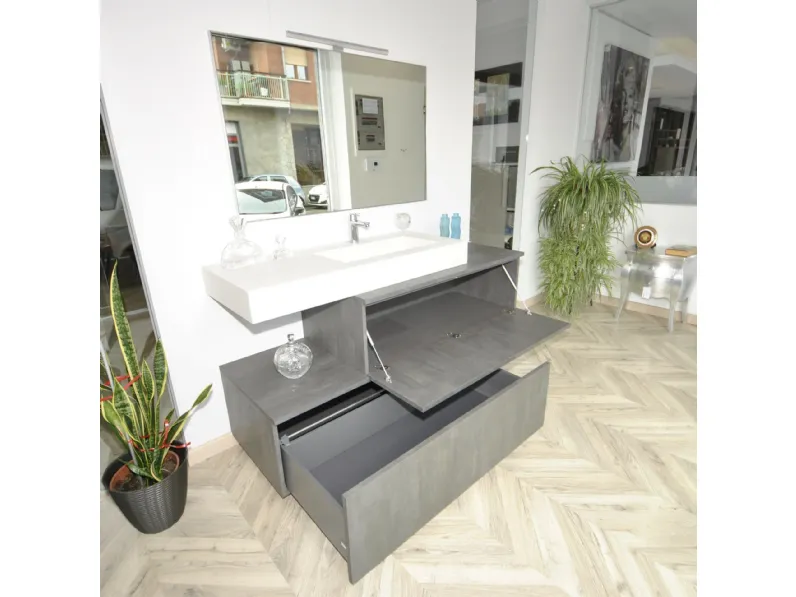 Mobile per il bagno Scavolini bathrooms Concrete con forte sconto