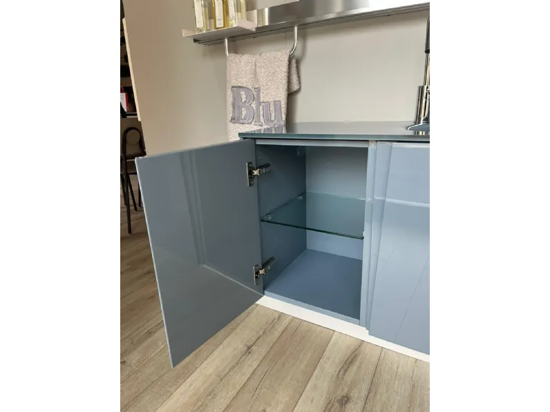 Mobile bagno in laccato lucido modello Lagu di Scavolini bathrooms in Offerta Outlet