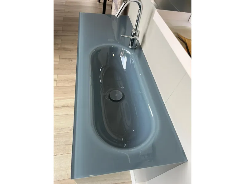 Mobile bagno in laccato lucido modello Lagu di Scavolini bathrooms in Offerta Outlet