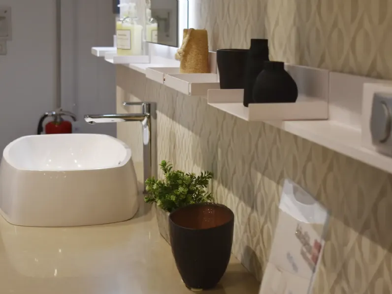 Mobile bagno in altro modello Rivo di Scavolini bathrooms a prezzo Outlet