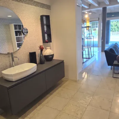 Mobile bagno moderno Composizione bagno street grigio rabbit di Arbi in OFFERTA OUTLET - 50%