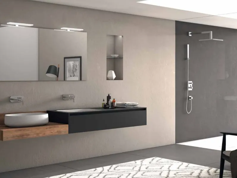 Mobile bagno moderno Composizione 2 di Artigianale in OFFERTA OUTLET - 30%