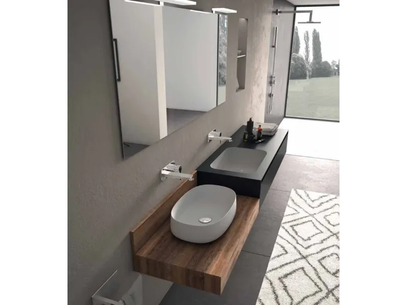 Mobile bagno moderno Composizione 2 di Artigianale in OFFERTA OUTLET - 30%