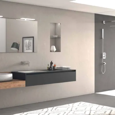 Mobile bagno moderno Composizione 2 di Artigianale in OFFERTA OUTLET - 30%