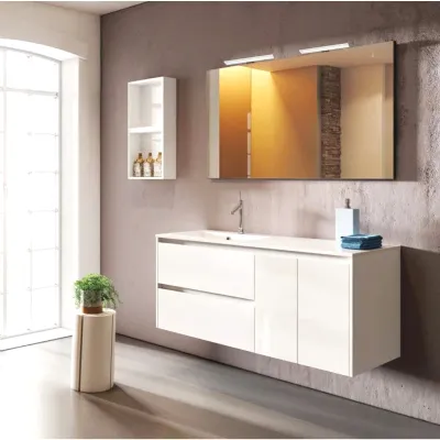 Mobile bagno in laminato modello Modello flip di Artigianale in Offerta Outlet