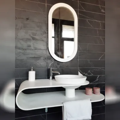 Mobile bagno design Saturno di Mya design in OFFERTA OUTLET - 40%