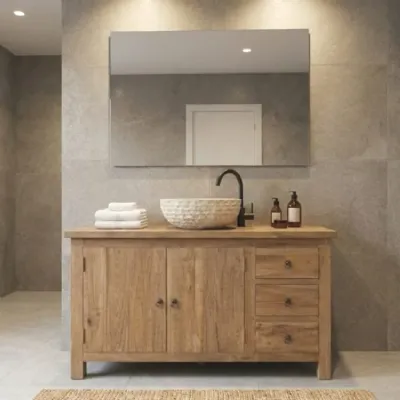 Mobile bagno A terra Mobile bagno lingo 120 Outlet etnico in offerta