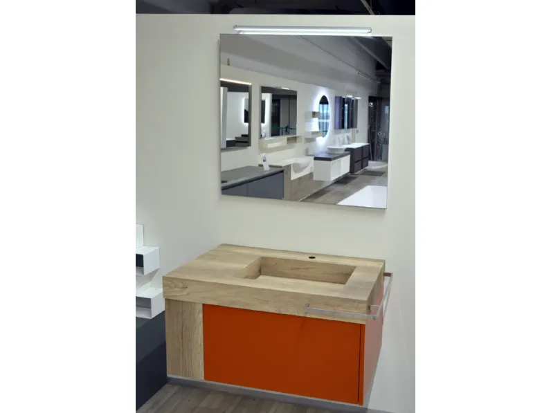 Mobile arredo bagno Sospeso Mastella Kami next 01 a prezzo scontato