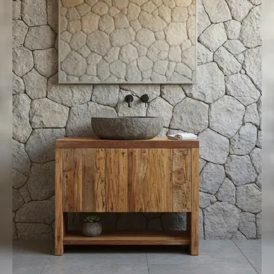 Mobile bagno design Madia credenza meraki 100 di Outlet etnico in OFFERTA OUTLET - 31%