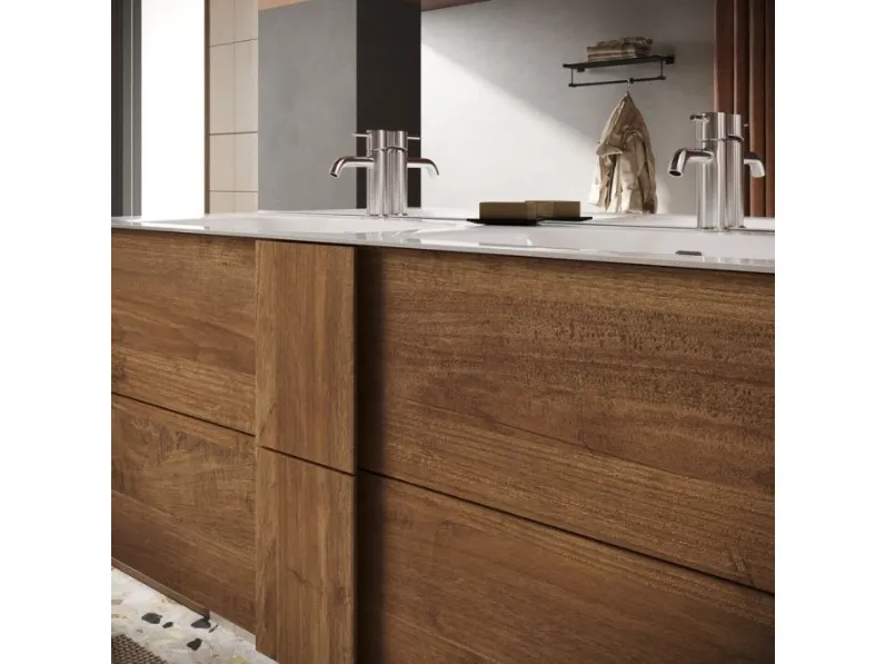 Mobile bagno a terra Bagno doppio lavabo come foto  di Md work SCONTATO - 45%