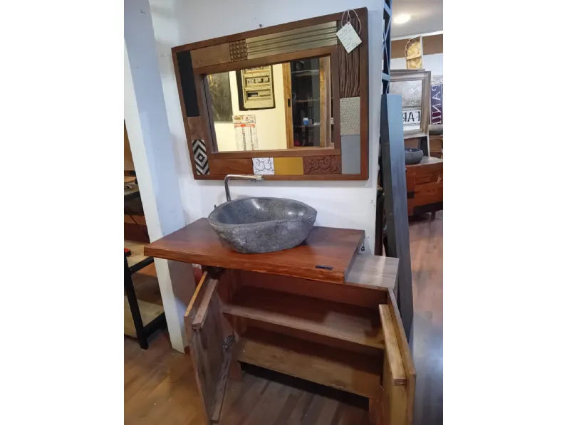 Mobile bagno Nuovi mondi collection Mobile bagno design carribe  IN OFFERTA OUTLET