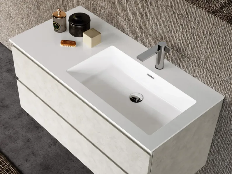 Mobile bagno in laminato modello M1 system di Baxar in Offerta Outlet