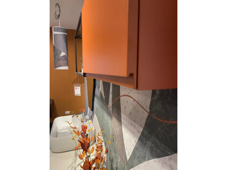 Mobile bagno in laccato opaco modello Cv 331 bgo laos  di Compab a prezzo scontato