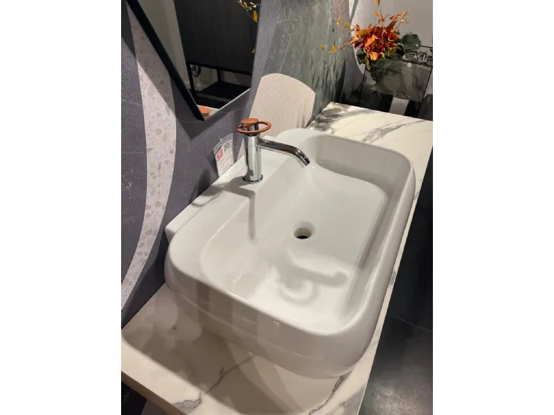 Mobile bagno in laccato opaco modello Cv 331 bgo laos  di Compab a prezzo scontato