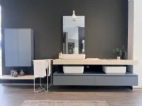 Mobile bagno in laccato opaco modello Qi di Scavolini bathrooms in Offerta Outlet