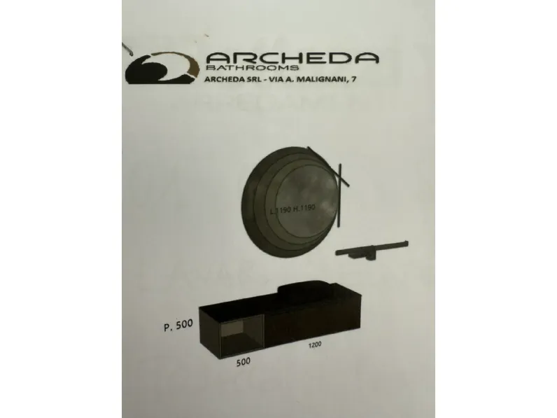 Mobile Bagno Design di Archeda modello Side 