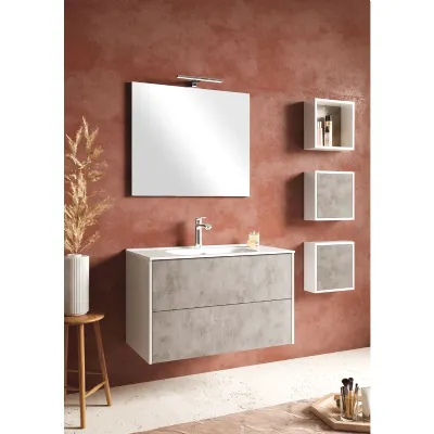 Mobile arredo bagno Sospeso Artigianale Modello vanity in svendita