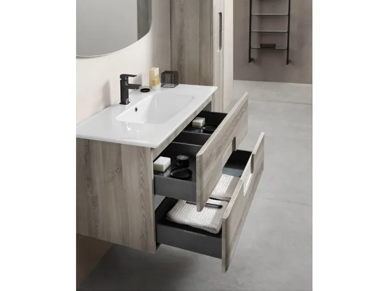 Mobile per il bagno Md work Bagno 3 colori disponibili con 3 misure  in offerta