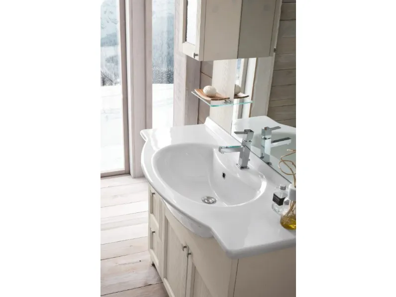 Mobile bagno a terra Diamante 08 di Artigianale SCONTATO - 40%
