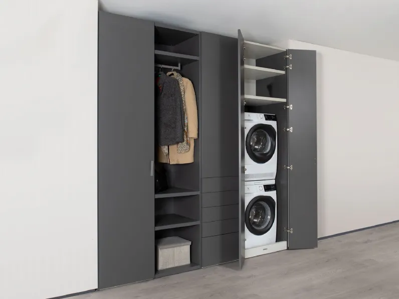Arredamento bagno: mobile Diotti.com Wide lavanderia outlet in Offerta Outlet