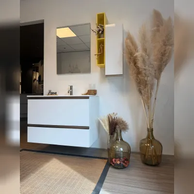 Mobile arredo bagno Sospeso Gentili group Bianca a prezzo scontato