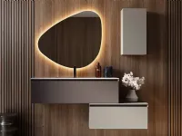 Arredamento bagno: mobile Artigianale Bagno con base sospesa e specchiera a prezzi convenienti