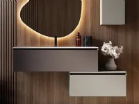 Arredamento bagno: mobile Artigianale Bagno con base sospesa e specchiera a prezzi convenienti