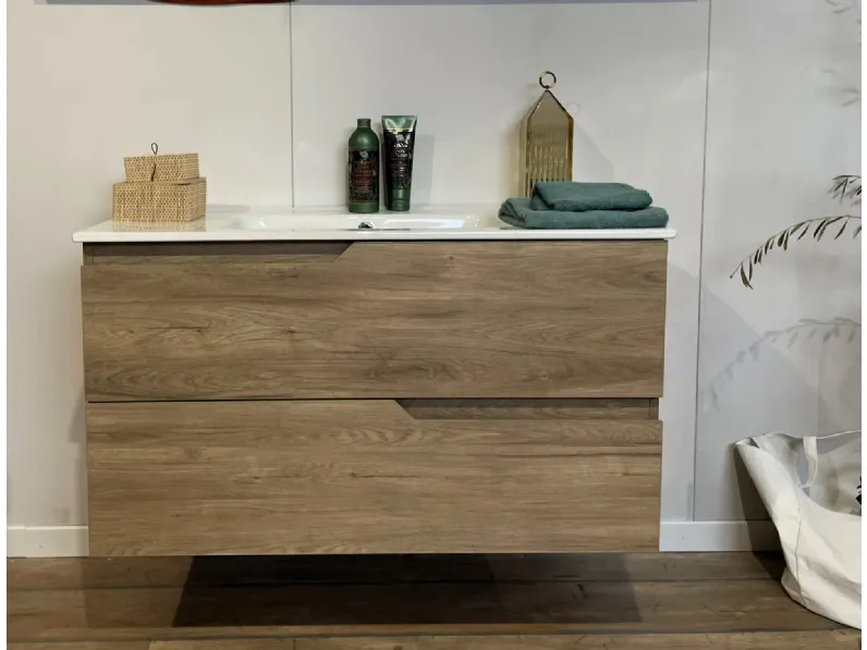 Mobile bagno in laminato modello Bora di Collezione esclusiva a prezzo Outlet