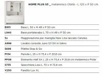 Mobile bagno Sospeso Home plus liscio Arbi scontato - 33%