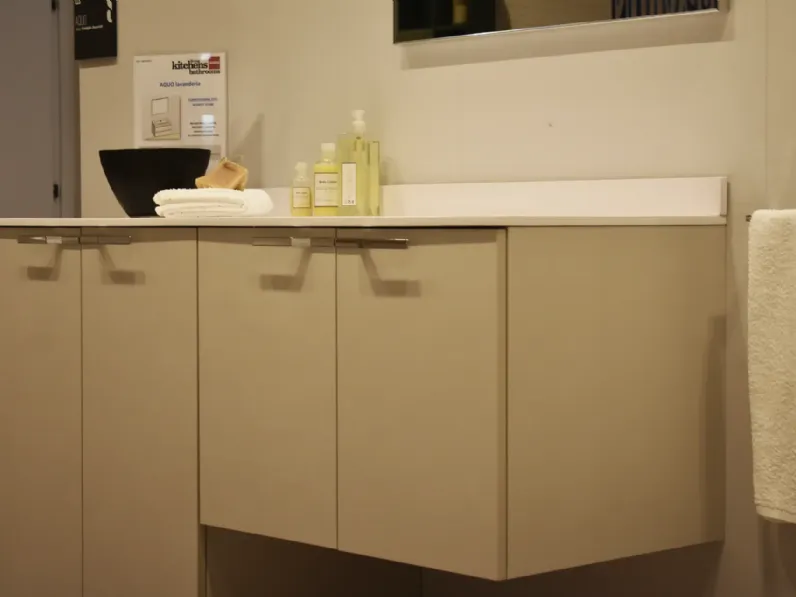 Mobile bagno Lavanderia aquo Scavolini bathrooms scontato - 40%