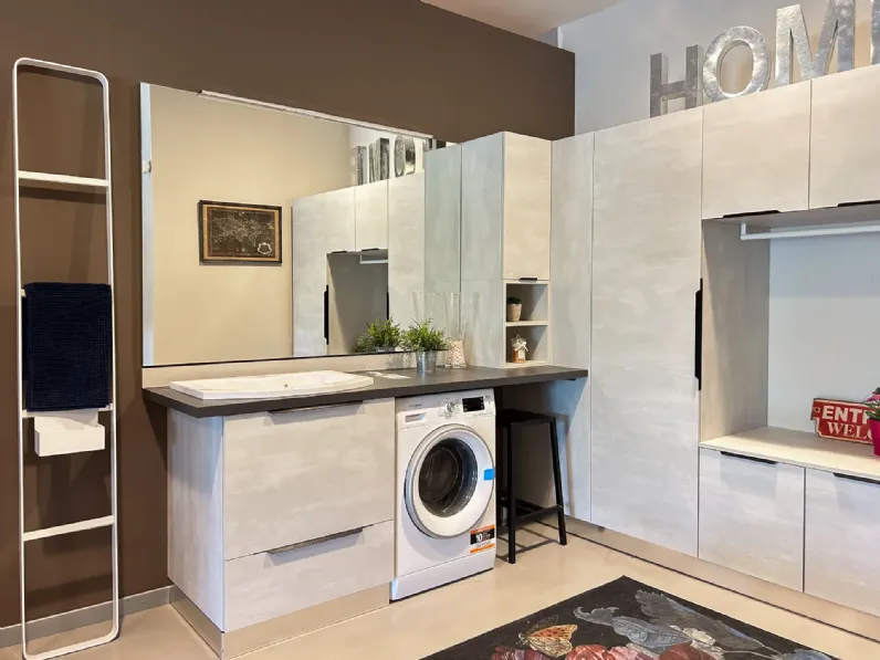 Mobile bagno Compab Lavanderia con lavabo  IN OFFERTA OUTLET