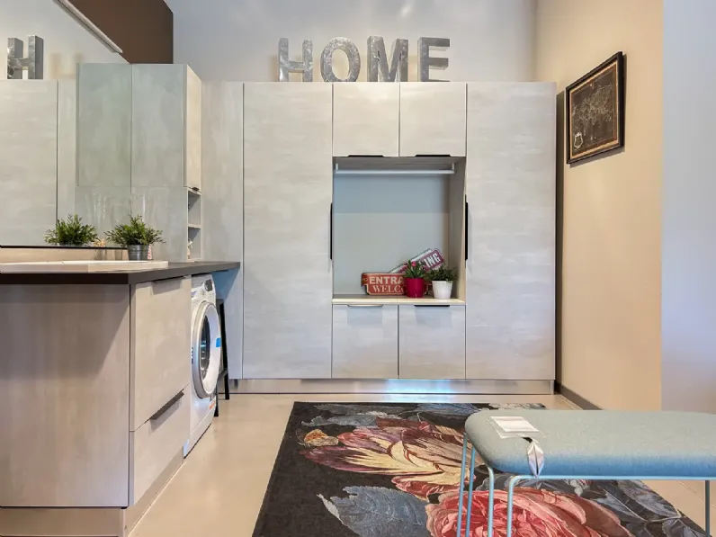 Mobile bagno Compab Lavanderia con lavabo  IN OFFERTA OUTLET