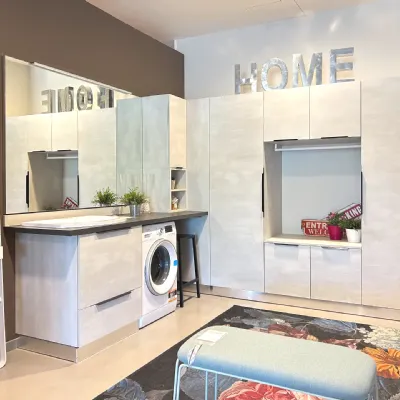 Mobile bagno Compab Lavanderia con lavabo  IN OFFERTA OUTLET
